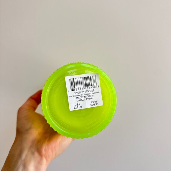 Glow in the Dark Starbucks Tumbler 24 Oz - Picture 2 of 4